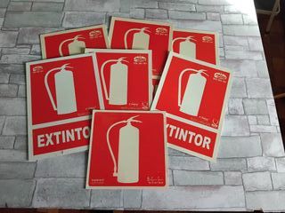 Carteles señalizadores de extintor Incendio