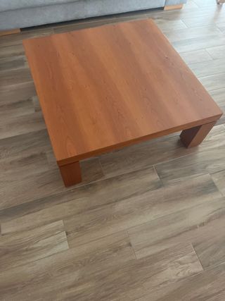 Mesa centro madera marrón Madera maciza