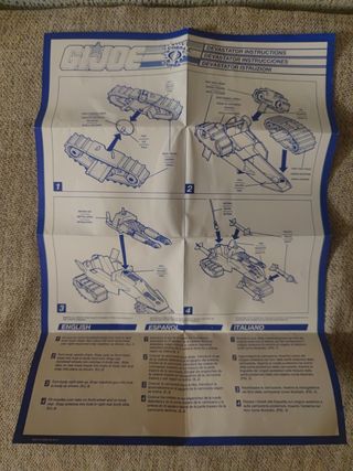Juguete GI Joe Devastator - Cobra vehículo retro