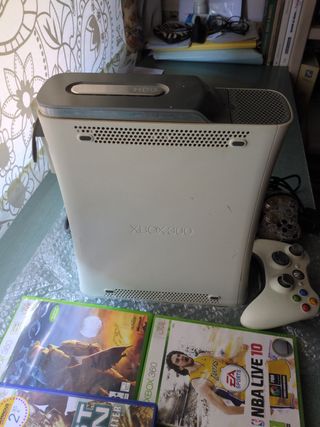 XBOX 360 CONSOLA DOS MANDOS NOAS JUEGOS