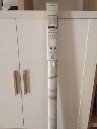 Estor enrollable gris 120x250cm