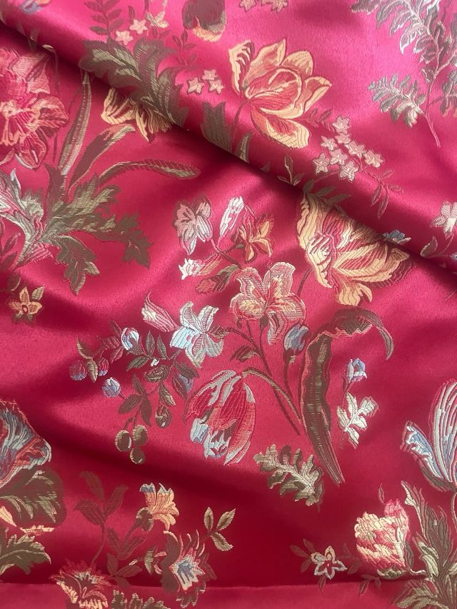 Tessuto San Leucio - Rosso e Oro