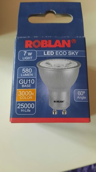 5 Bombillas LED Roblan Eco Sky 7W
