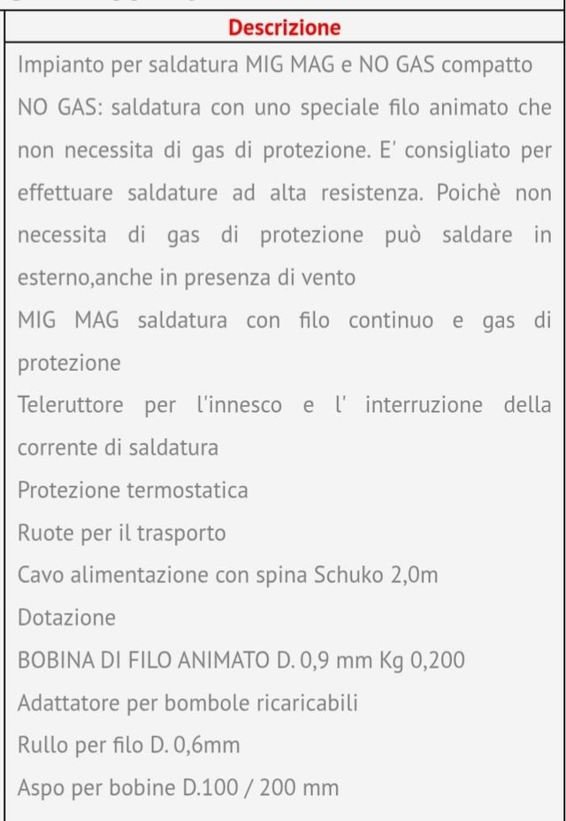 DecaStar I35E Saldatrice