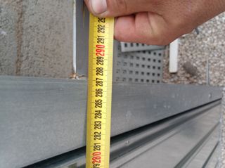 Puerta basculante metalica galvanizada