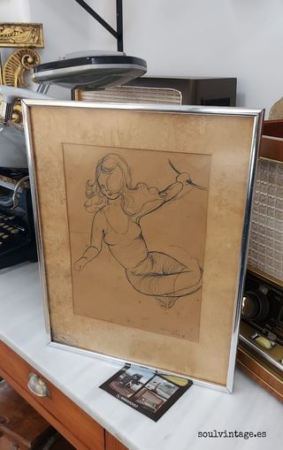 Dibujo Vyvien Veiga-Pires, año 1976