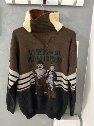 Maglione Iceberg vintage Orient Express tg L