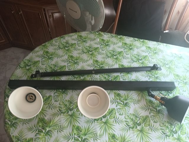 Lámpara techo 3 luces negra - metal