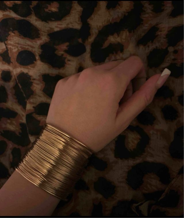 Pulsera dorada vintage