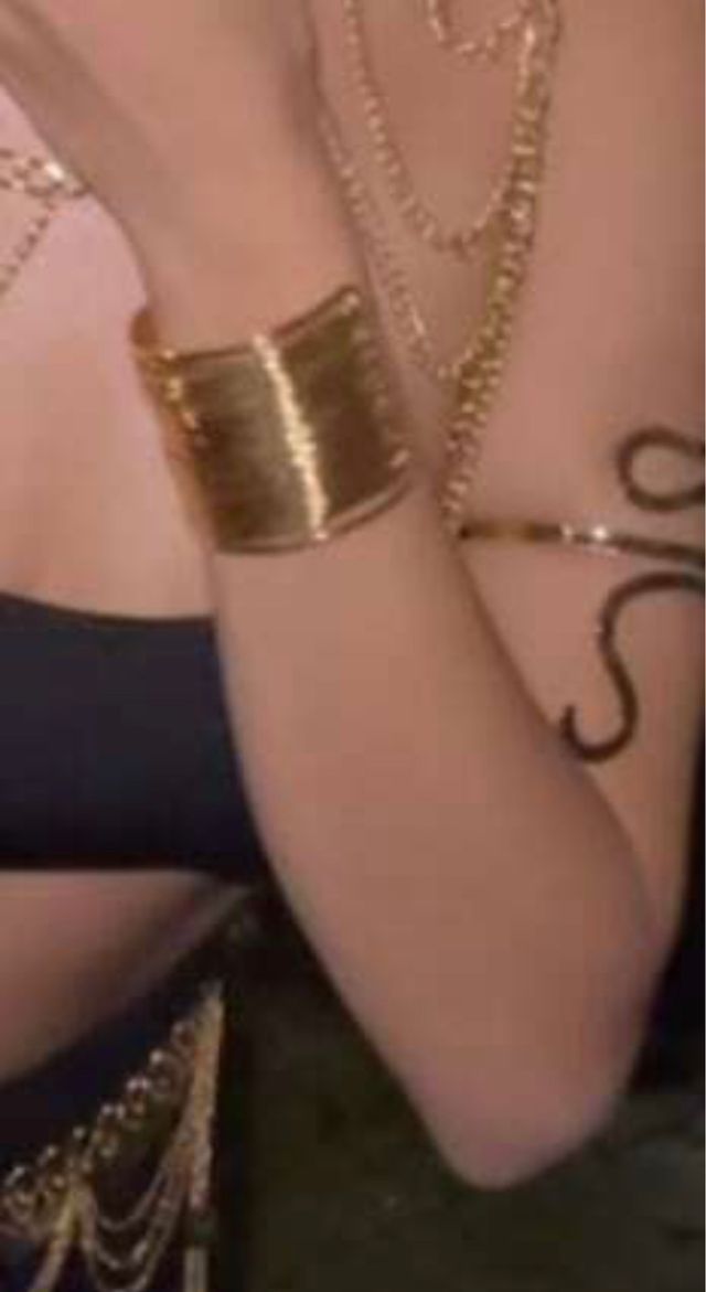 Pulsera dorada vintage