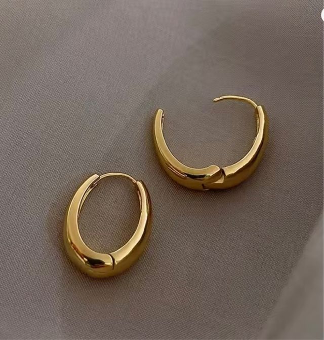 Pendientes de aro de acero inoxidable