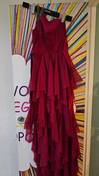 Vestido Fuccia fiesta
