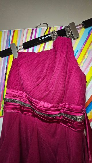 Vestido Fuccia fiesta