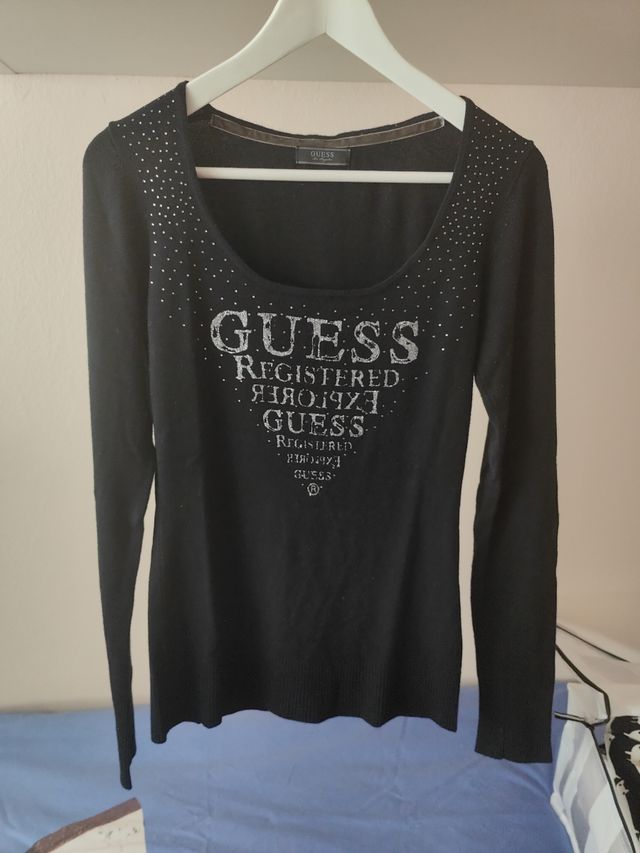 Jersey Guess negro mujer