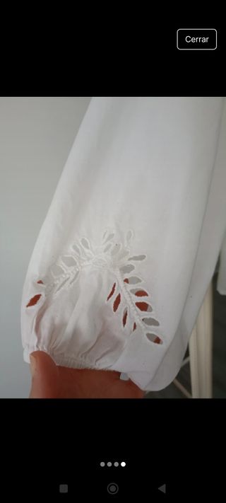 Blusa blanca Oysho - Talla única