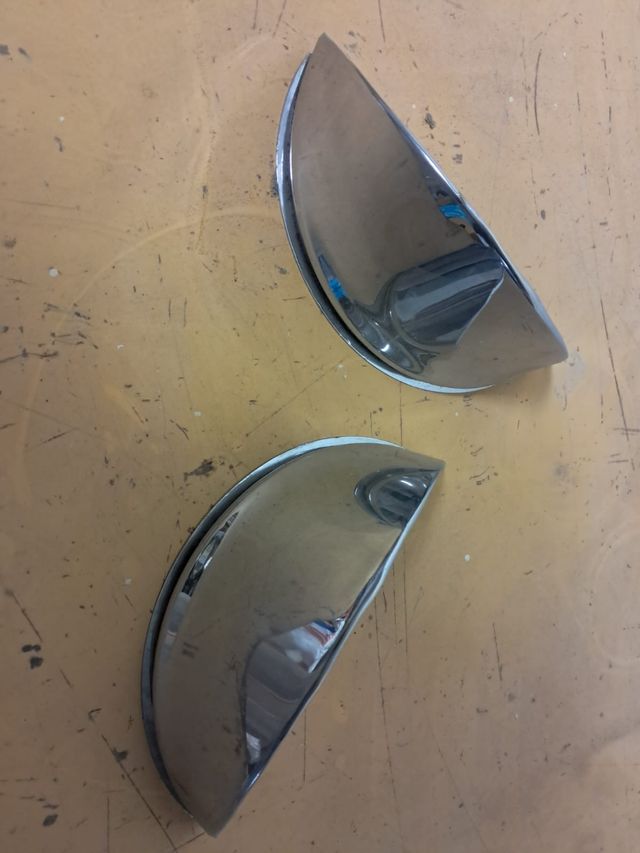 Viseras cromadas faros Mini Clásico 