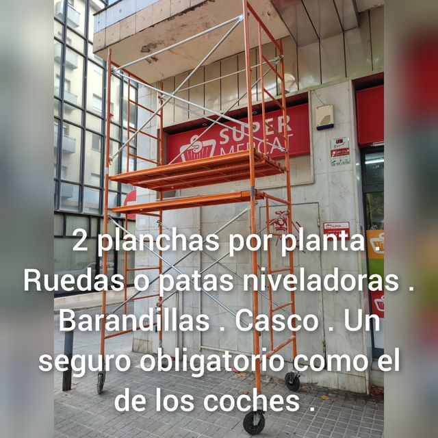 Andamio elevador - perfecto estado