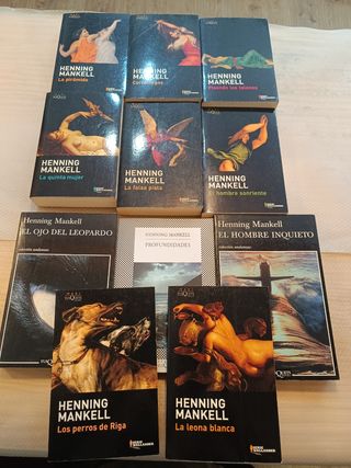 Colección novelas henning mankell