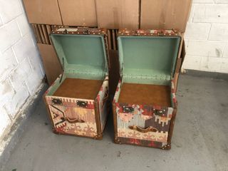 2 bauli in stile vintage