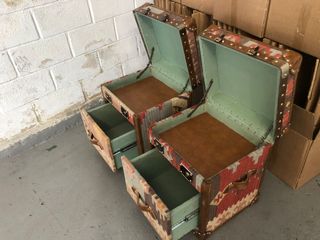 2 bauli in stile vintage