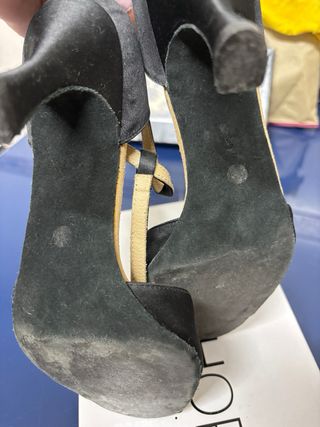 Zapatos baile Pepito, satén negro, 39