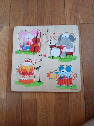 Puzzle musical madera Wise Cube