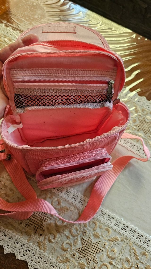 Borsetta viaggio trucco rosa