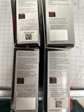 4 cartuchos Lexmark 100
