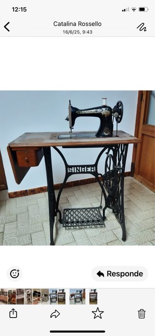 Máquinas de coser Alfa y Singer antiguas