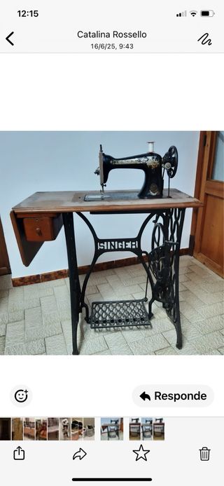 Máquinas de coser Alfa y Singer antiguas
