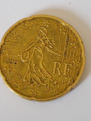 Moneda Francia del año 1999 - 20 céntimos 