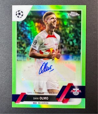 Dani Olmo #/99 Autograph Topps Chrome