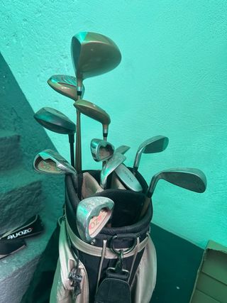 Juego palos golf + funda