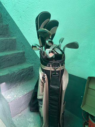 Juego palos golf + funda