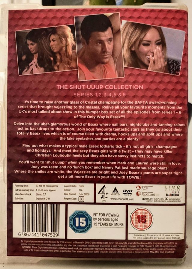 DVD The Only Way Is Essex - Series 1-6