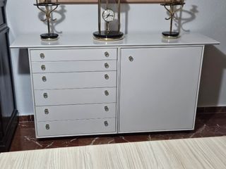 APARADOR BLANCO LACADO - 2 MUEBLES 