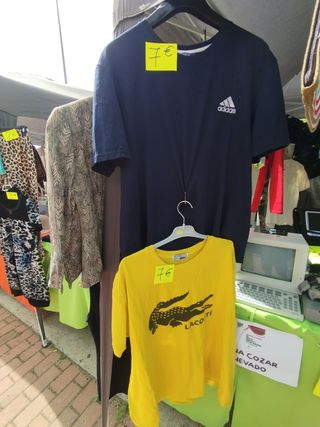 Camisetas Adidas y Lacoste - 7€