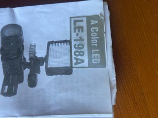 Foco LED LE-198A para cámara