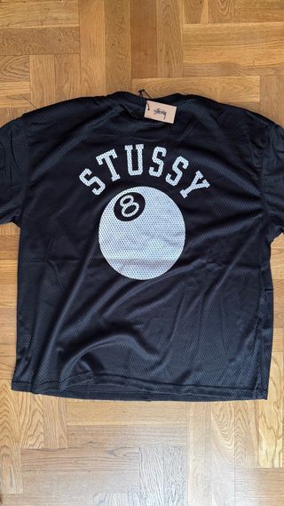 Camiseta Stüssy negra fútbol americano