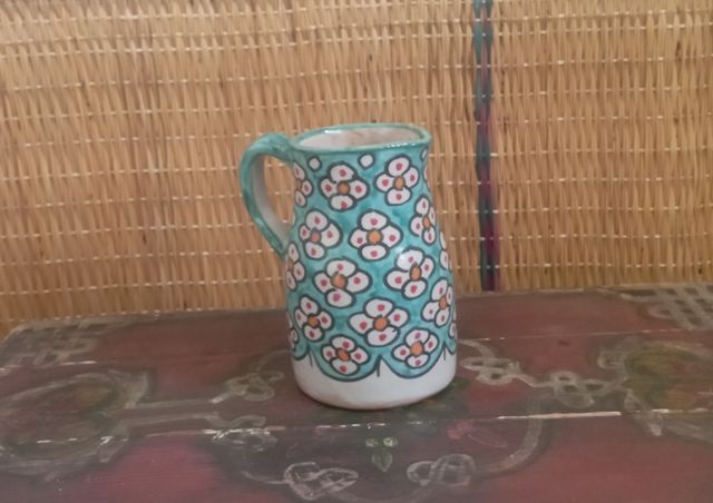 Jarrita cerámica pintada a mano