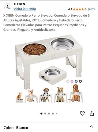 Comedero Perro Elevado XBEN