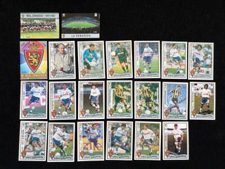 Lote cromos Real Zaragoza 1997