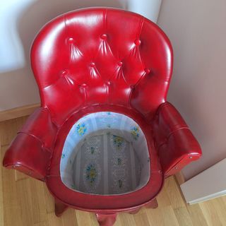 Sillón rojo vintage