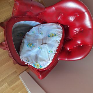 Sillón rojo vintage