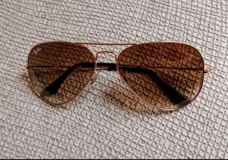 Ray Ban Aviator: Gafas sol marrón dorado