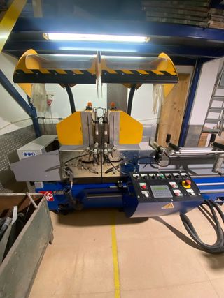 Máquina carpintería aluminio MG - Doble cabezal