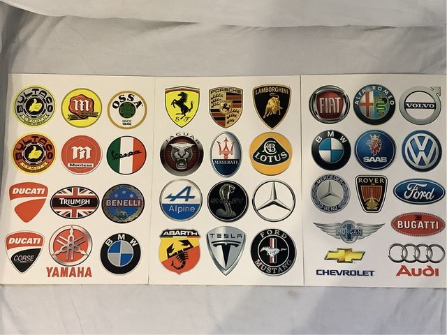 37 Pegatinas Coche - Logos Coches