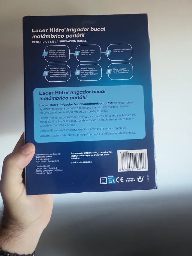 Lacer Hidro Irrigador Bucal Portátil