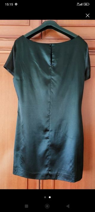 Vestido corto Zara negro
