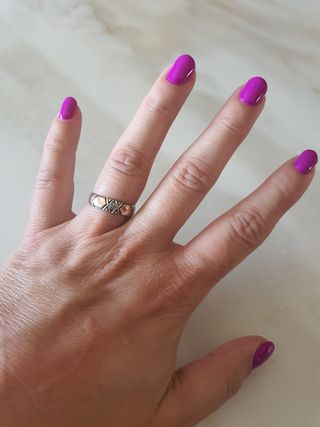 Anello in argento 925. Diametro 18 mm